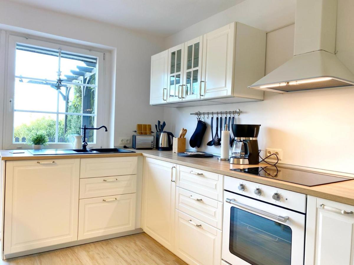 Reethaus Vilmnitz - Ferienwohnung Vilm エクステリア 写真