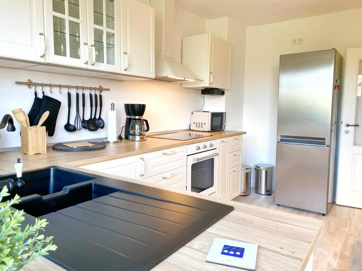 Reethaus Vilmnitz - Ferienwohnung Vilm エクステリア 写真